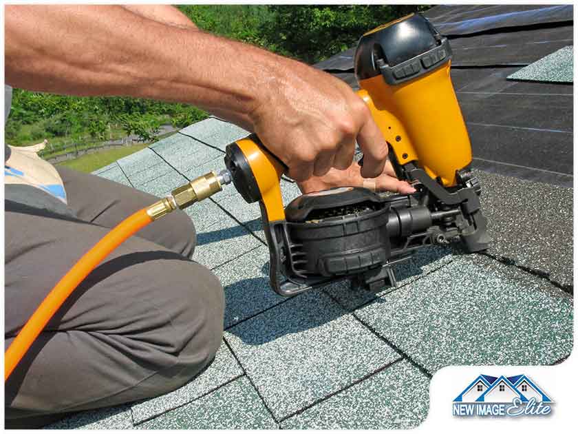 roofer with a mailgun